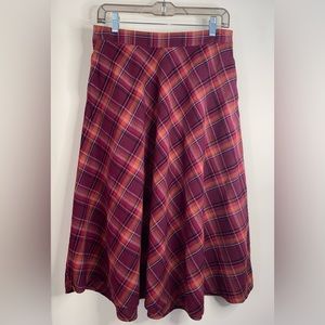 a.n.a Plaid Skirt With Pockets